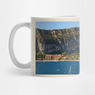 Windsurfers at Torbole, Lake Garda Mug